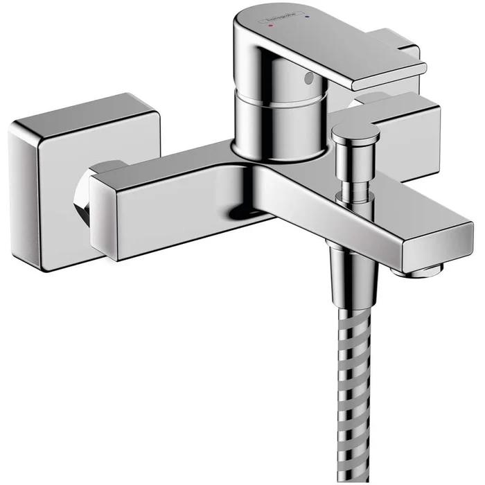 Hansgrohe Vernis Shape Chrome Exposed Single Lever Bath Mixer Tap W/ 2Flow Rates