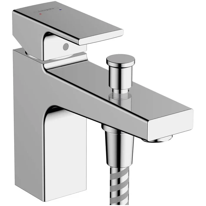 Hansgrohe Vernis Shape Chrome Monotrou Bath & Shower Mixer With 2 Flow Rates