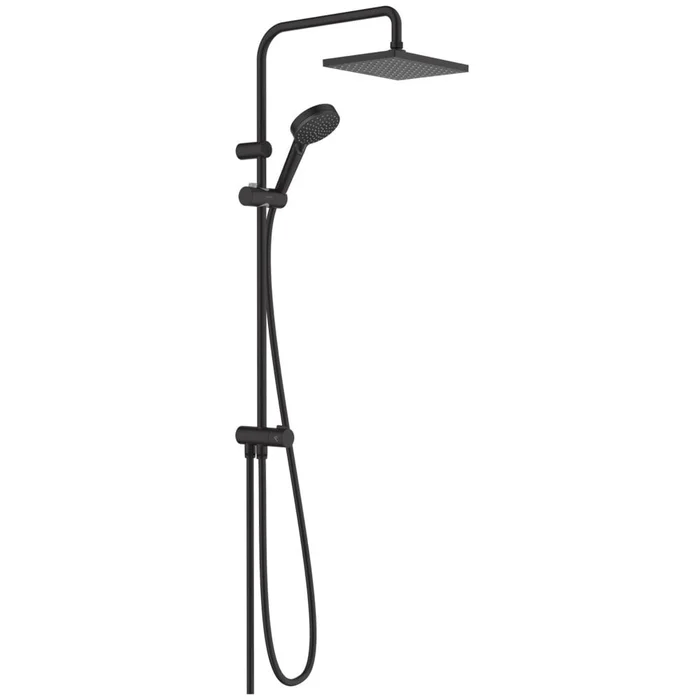 Hansgrohe Vernis Shape Matt Black 230 1Jet Reno Showerpipe