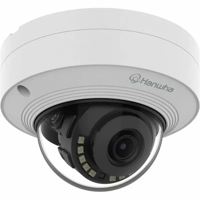 Hanwha QNV-C9011R 8 Megapixel 4K Network Camera – Color – Dome – White – 65.62 ft