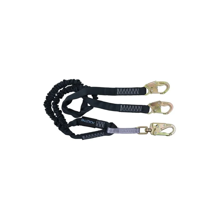 Heavyweight 6′ Double-Leg Shock Absorbing Lanyard 8246Y