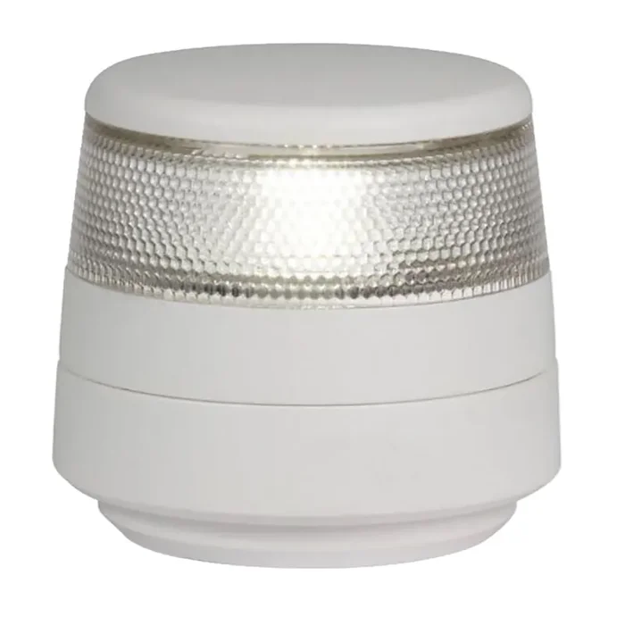 Hella Marine NaviLED 360 Compact All Round White Navigation Lamp – 2nm – Fixed Mount – White Base