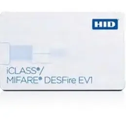 Hid Iclass/Mifare Desfire Ev1 Id Card 2423NKGGNNN