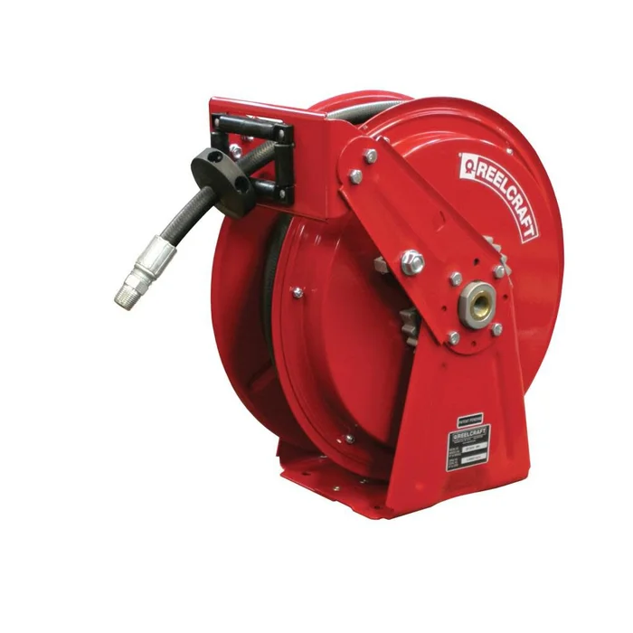 Hose Reel with Hose Steel Series DP7000 3/8in x 50′ DP7650 OHP