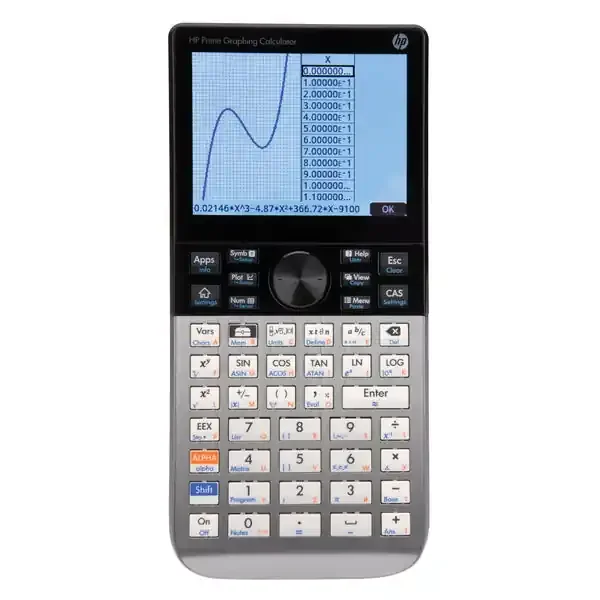 HP HPPRIMEINT Prime Graphing Calculator, Rechargeable, Silver