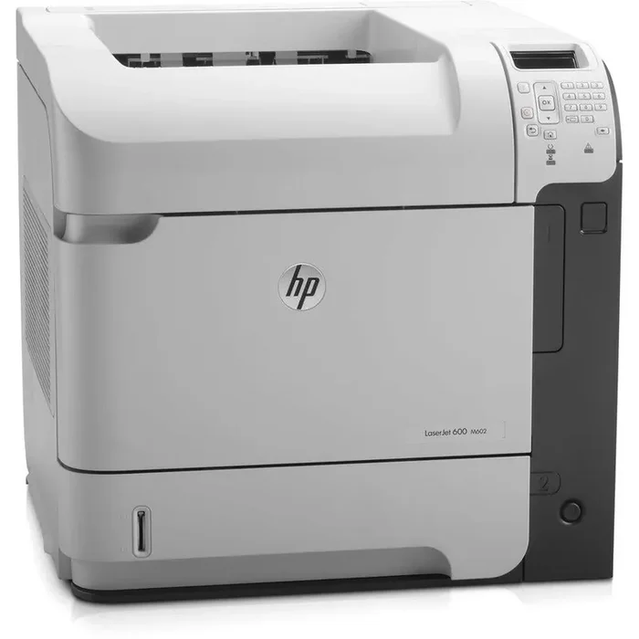 HP LaserJet 600 M602N Desktop Laser Printer – Refurbished – Monochrome