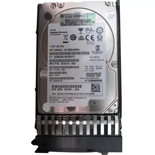 HPE 1.20 TB Hard Drive – 2.5″ Internal – SAS (12Gb/s SAS) 873036-001