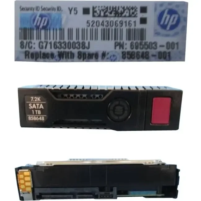 HPE 2 TB Hard Drive – 2.5″ Internal – SAS (12Gb/s SAS) 858648-001