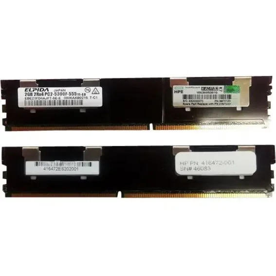 HPE 4GB DDR2 SDRAM Memory Module 416472-001