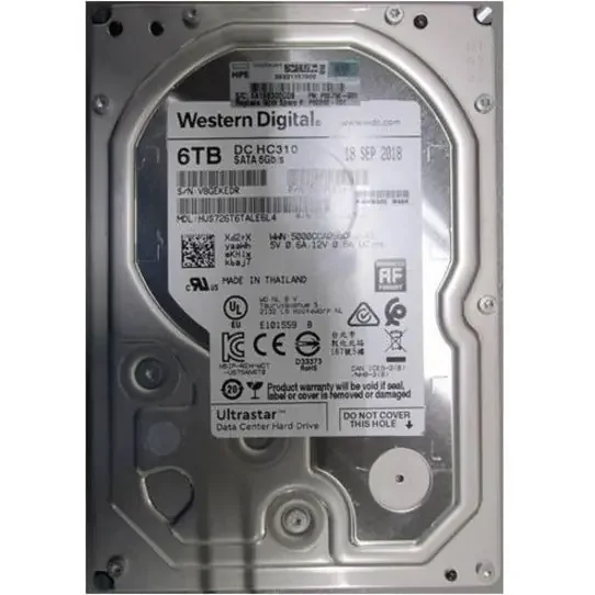 HPE – Certified Genuine Parts 6 TB Hard Drive – 3.5″ Internal – SATA