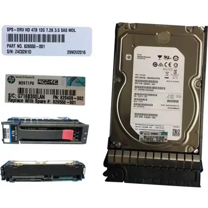 HPE Midline 4 TB Hard Drive – 3.5″ Internal – SAS (12Gb/s SAS)