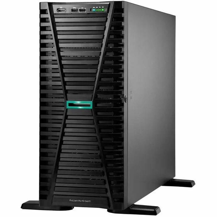 HPE ProLiant ML110 G11 4.5U Tower Server – 1 x Intel Xeon Gold 5416S 2 GHz – 32 GB RAM –