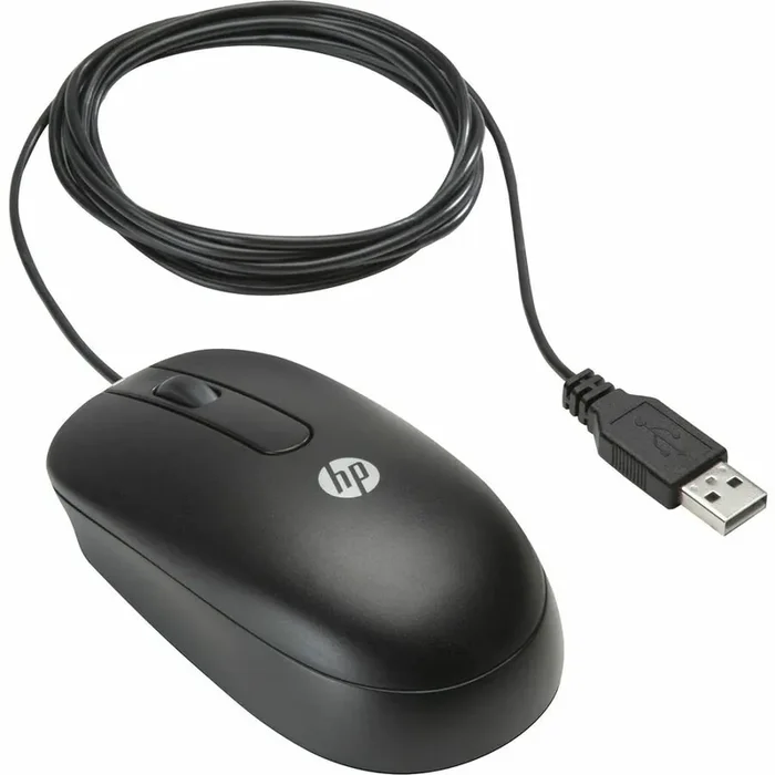 HPI SOURCING – NEW USB Mouse – Optical – Cable – Black – 1 Pack – USB – 800 dpi – Scroll W