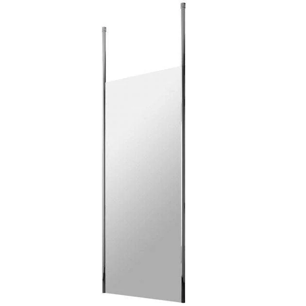 Hudson Reed 8mm Glass Wetroom Screen 900mm Wide with Ceiling Post – Po