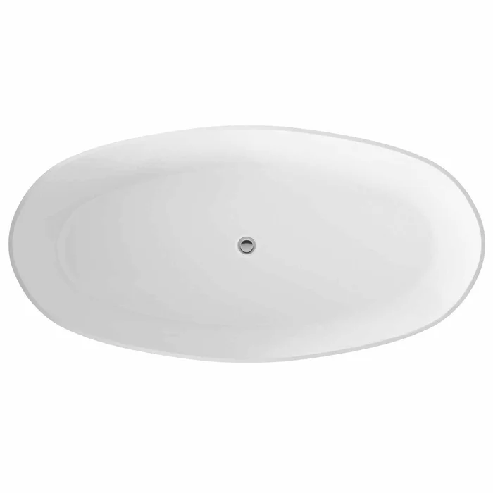 Hudson Reed Rose Modern Freestanding Bath 1510mm x 760mm – White – NBB