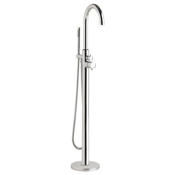 Hudson Reed Tec Thermostatic Freestanding Curved Bath Mixer Tap with Handset