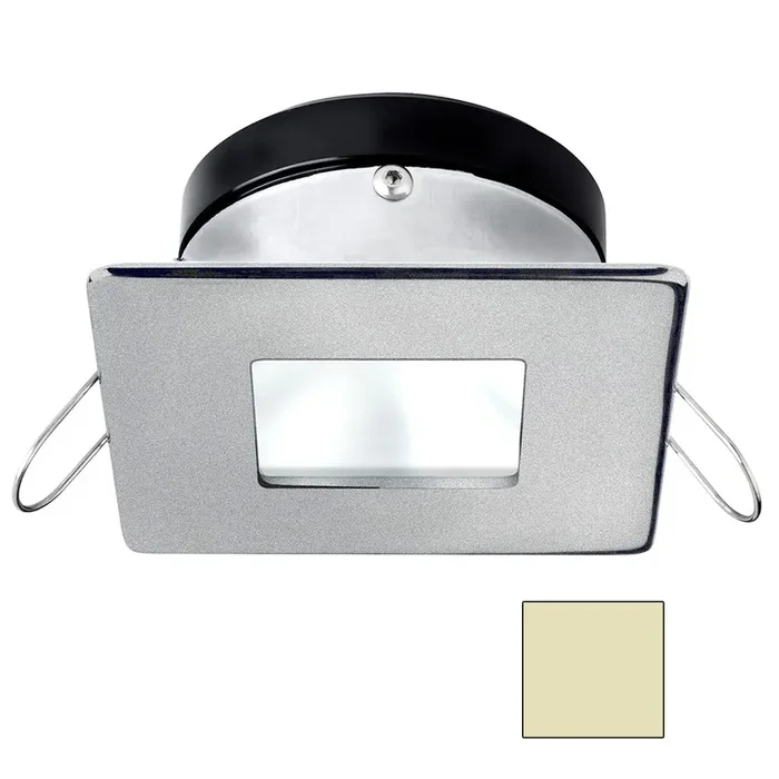 i2Systems Apeiron A1110Z – 4.5W Spring Mount Light – Square/Square – Warm White – Brushed Nickel Finish