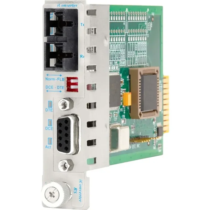 Iconverter Rs-232 Serial Fiber Media Converter Db-9 Sc Single-Mode 120Km Module Extended Temp 8763-3Z