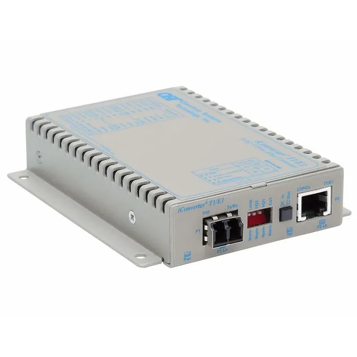 Iconverter T1/E1 Fiber Media Converter Rj48 Lc Multimode 5Km 8706-0-D