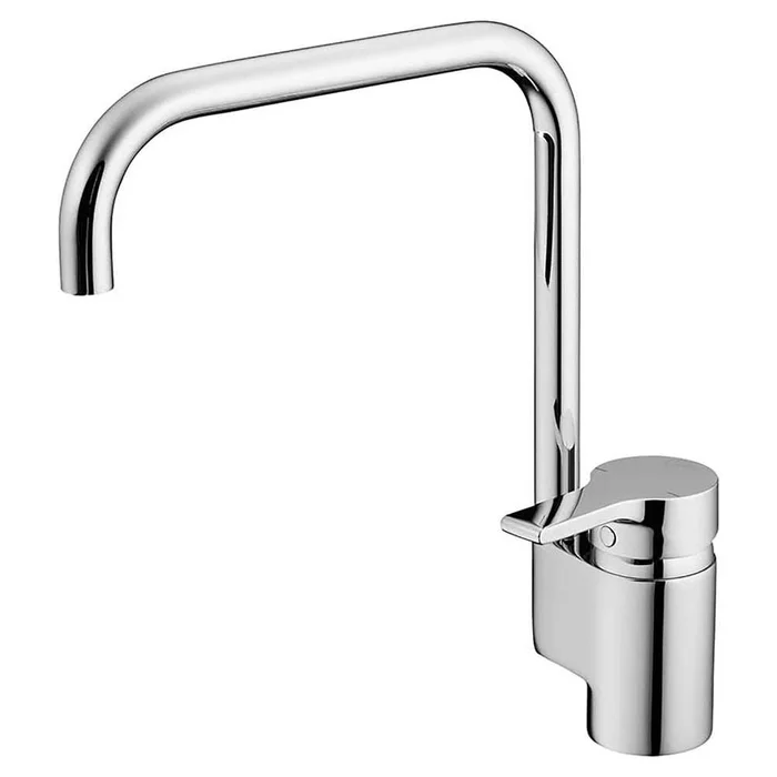 Ideal Standard Active Modern Chrome Kitchen Mixer Tap with High Spout