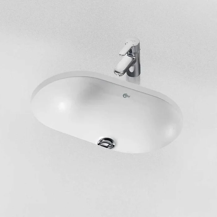 Ideal Standard Concept Oval 550mm Wide Under-Countertop Basin – E50200