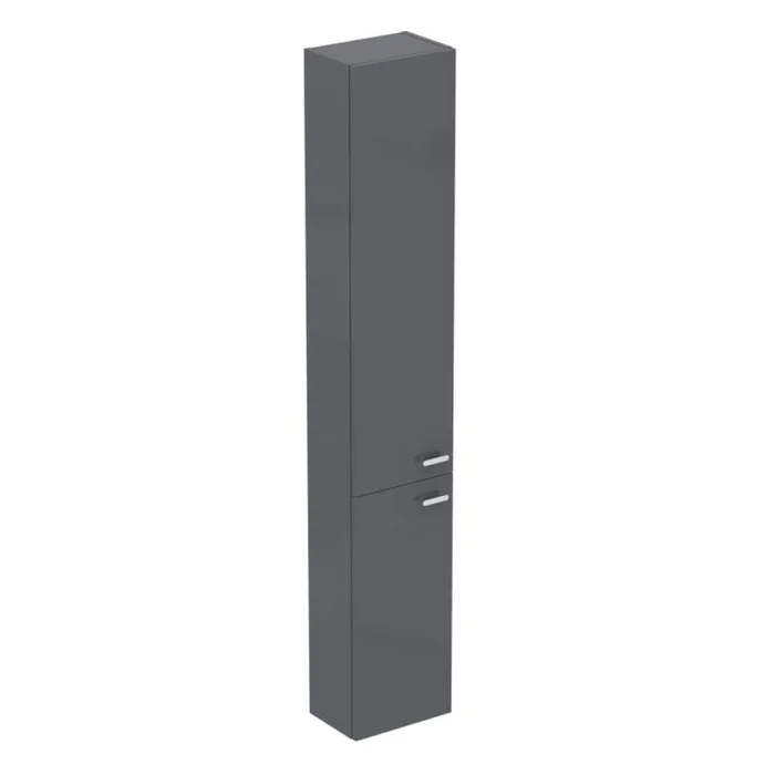 Ideal Standard Concept Space 2 Door 300mm Gloss Grey Tall Unit – E0379