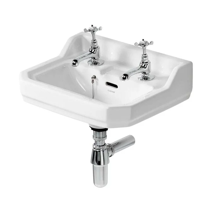 Ideal Standard Waverley 450mm Wide 2 Tap Hole Handrinse Basin – U4710