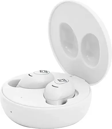 iHome XT-59 True Wireless Bluetooth® In-Ear Earbuds, White