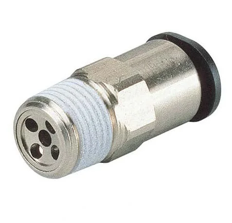 IN R1/8″ x OUT 8mm Straight 1.8mm Orifice Meter-Out Check Valve