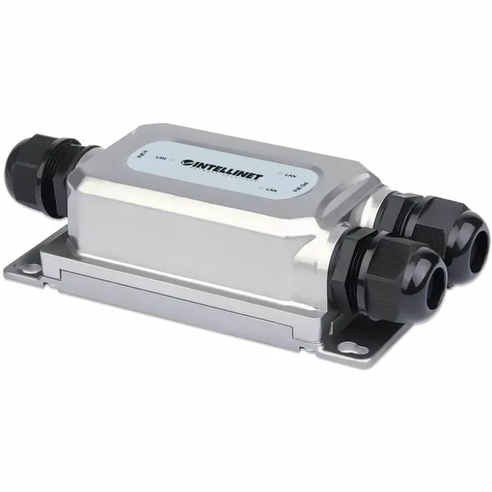 Intellinet PoE++ Extender – 57 V DC Input – 1 x RJ-45 Input Port(s) – 2 x RJ-45 Output