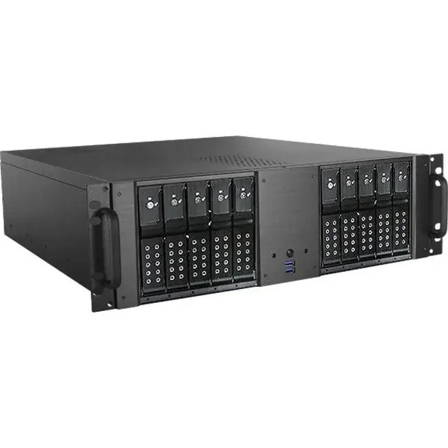 iStarUSA 3U Compact 10x 3.5″ Bay Trayless Hotswap microATX Chassis