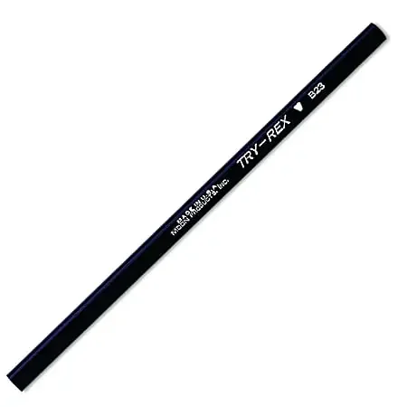 J.R. Moon Pencil Co. Try Rex Pencils, Intermediate, 2.11 mm, 2 Lead, Navy, Pack Of 36