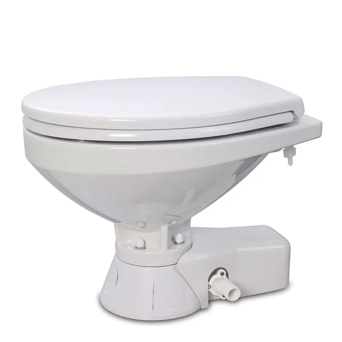 Jabsco Quiet Flush Freshwater Toilet – Compact Bowl – 12V
