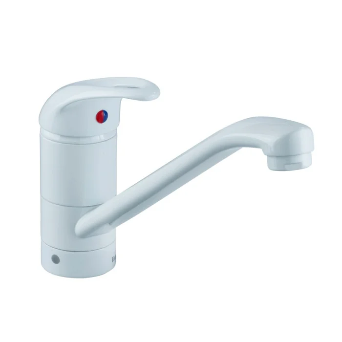 Java Single Flow Easyfit Mono Sink Mixer White
