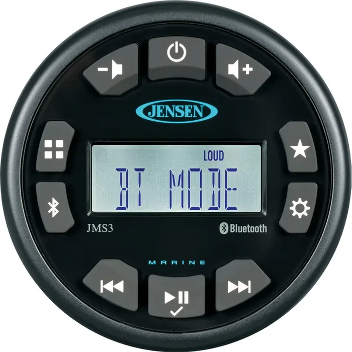 JENSEN JMS3RTL Stereo w/AM/FM/BT – Single Zone