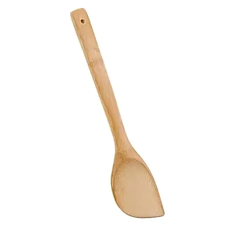 Joyce Chen Burnished Bamboo Wok Spatula, 13″, Honey