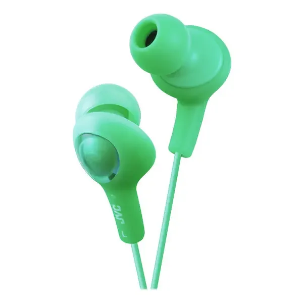 JVC HAFX5G HA-FX5 Gumy Plus Inner-Ear Earbuds (Green)
