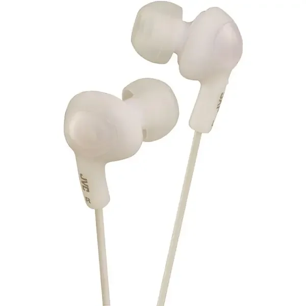 JVC HAFX5W HA-FX5 Gumy Plus Inner-Ear Earbuds (White)