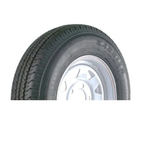 Kenda Karrier 205/75R15 5-Lug 15″ Radial Trailer Tire – White Spoke Load C