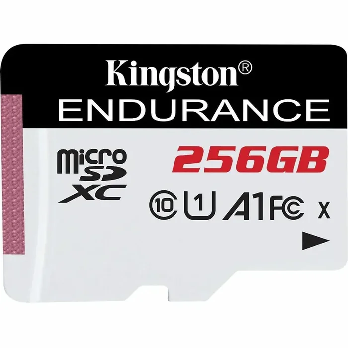 Kingston High Endurance 256 GB Class 10/UHS-I (U1) microSDXC – 1 Pack – 95 MB/s Read – 45
