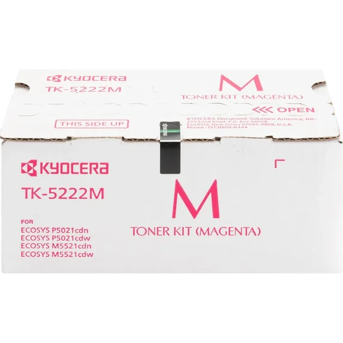 Kyocera TK-5222M Original Standard Yield Laser Toner Cartridge – Magenta – 1 Each