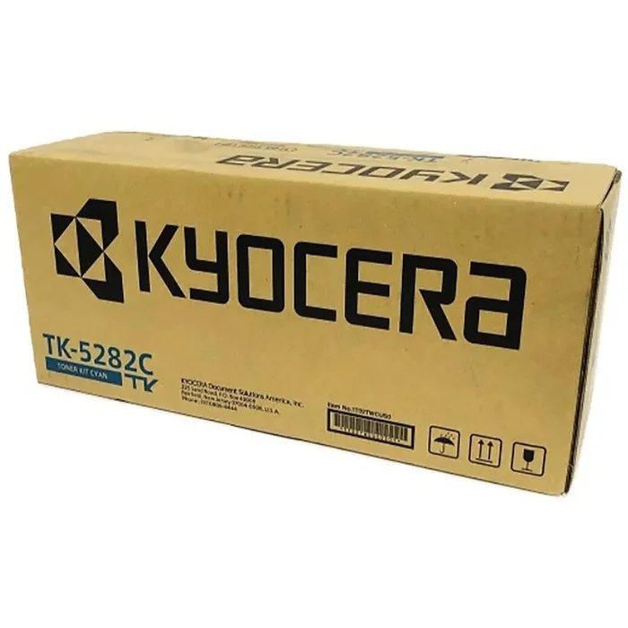 Kyocera TK-5282C Original Laser Toner Cartridge – Cyan – 1 Each