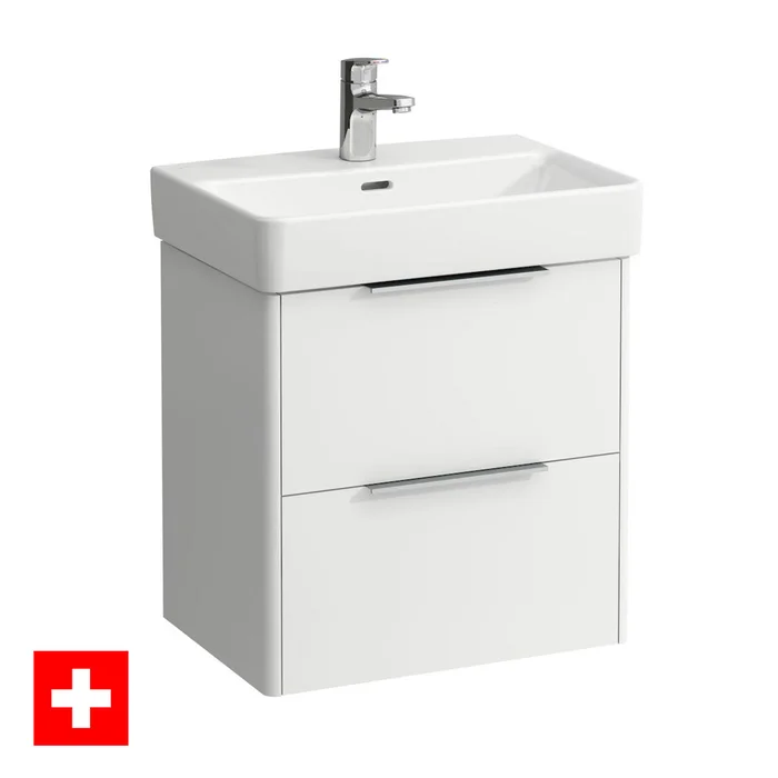 Laufen Pro S Base Compact 2-Drawer Wall Hung Vanity Unit With Washbasin