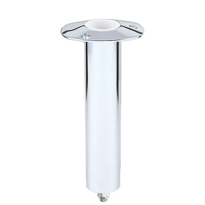 Lee‘s 0° Stainless Steel Swivel Base Flush Mount Rod Holder – Extra Long Tube 2.25″ OD X 14.5″ Tube