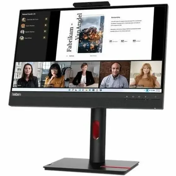 Lenovo ThinkCentre TIO22GEN5 22″ Class Webcam Full HD LED Monitor – 16 9 – Black – 21.5″