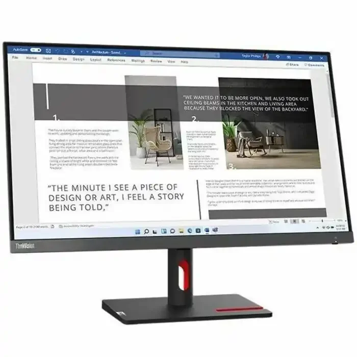 Lenovo ThinkVision S27i-30 27″ Class Full HD LED Monitor – 16 9 – Storm Gray – 27″