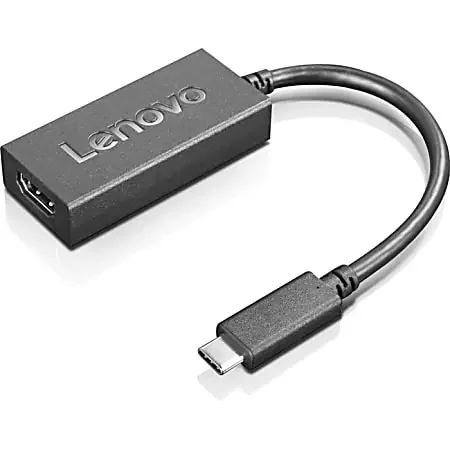 Lenovo USB-C to HDMI 2.0b Adapter – 9.40″ HDMI/USB A/V Cable – 4X90R61022
