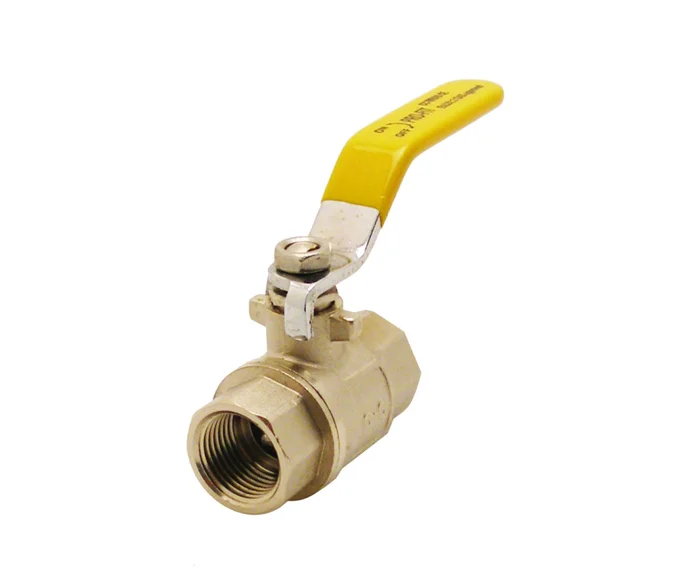 Lever Ball Valve Female Yellow Handle 1.1/4″ GAS