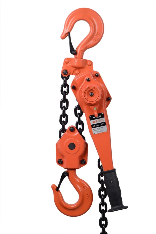 Lever Hoist 6.3T 10′ Chain with Overload Protection ALH-063-10-OP