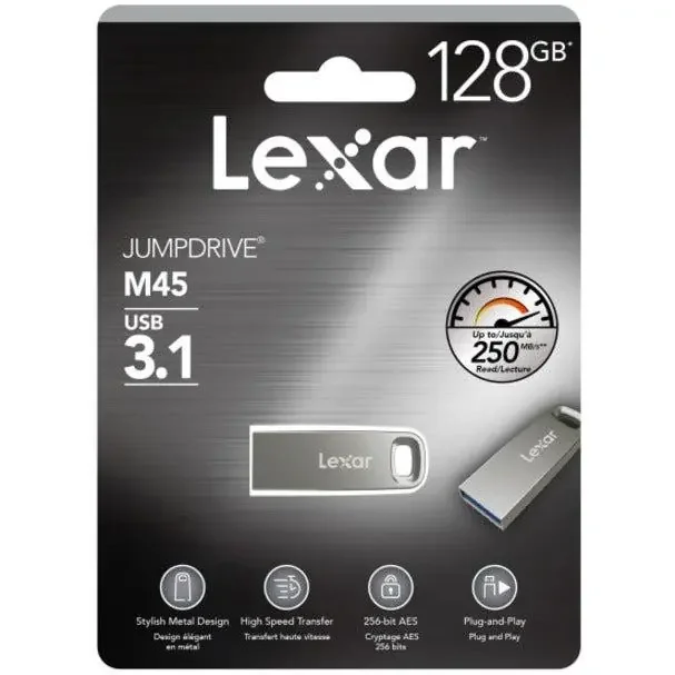 Lexar 128GB JumpDrive M45 USB 3.1 Flash Drive